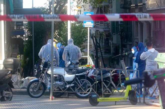 Το σημείο όπου σημειώθηκε η έκρηξη στη Θεσσαλονίκη/ ΙΝΤΙΜΕ ΜΩΥΣΙΑΔΗΣ ΓΙΑΝΝΗΣ