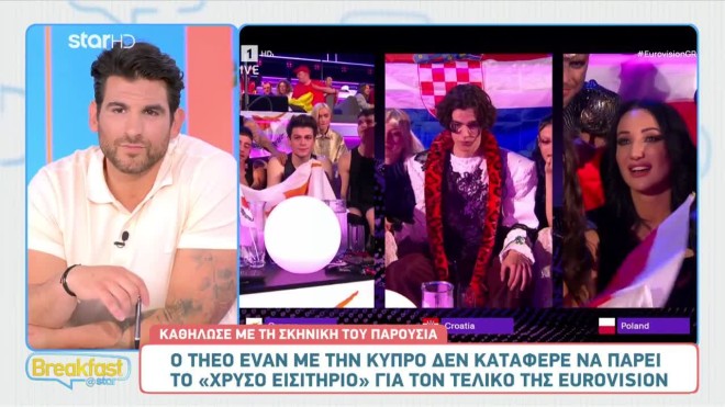 Eurovision 2025: O Theo Evan μιλά για τον αποκλεισμό της Κύπρου