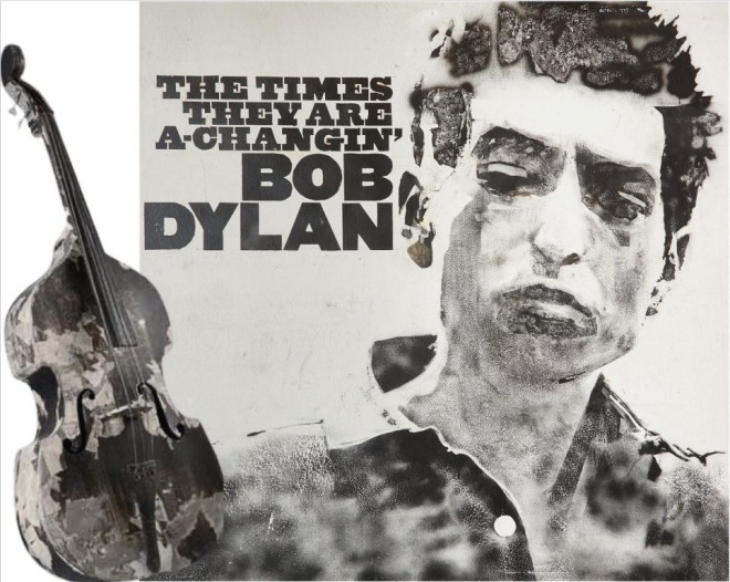 Γκράφιτι του Bob Dylan από τον Γιάννη Πέτσα