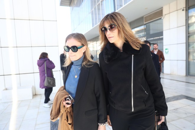 Η Λένα Δροσάκη και η Άννα Μαρία Παπαχαραλάμπους βρίσκονται στη δικαστική αίθουσα - Eurokinissi