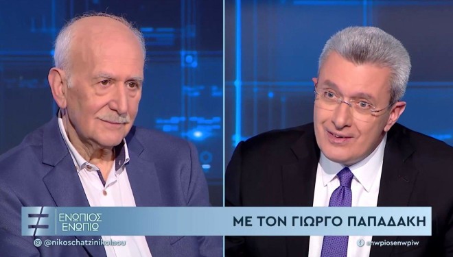 Ο Γιώργος Παπαδάκης κι ο Νίκος Χατζηνικολάου γνωρίζονται πολλά, πολλά χρόνια!