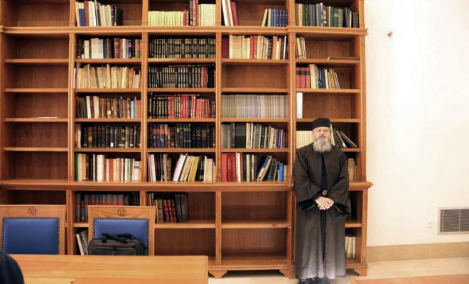 Το ανακαινισμένο Μωσαϊκό ψηφιδωτό της Ι. Μονής Σινά και η Βιβλιοθήκη εγκαινιάστηκαν παρουσία Υπουργών και επισήμων, το 2017/ Eurokinissi