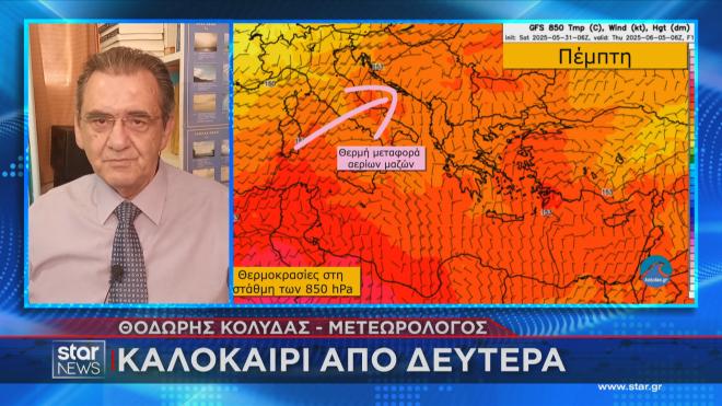 Καιρός: Έρχεται εβδομάδα με 30άρια - Ποιες θα είναι οι πιο ζεστές μέρες
