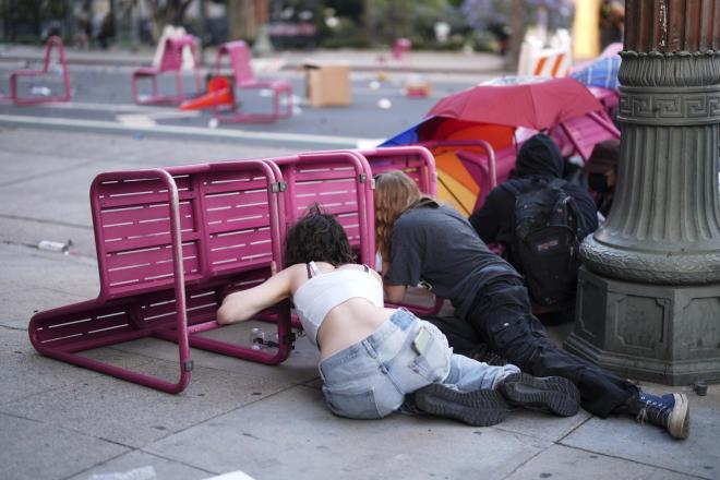 Διαδηλωτές στο Λος Άντζελες - AP Images