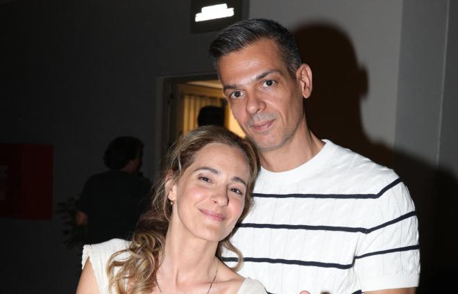 Η Νατάσσα Μποφίλιου με τον σύζυγό της, Χρήστο Κορτσέλη 