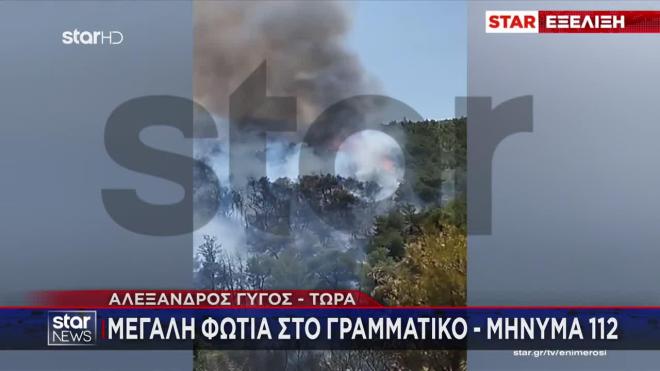 Φωτιά στο Γραμματικό