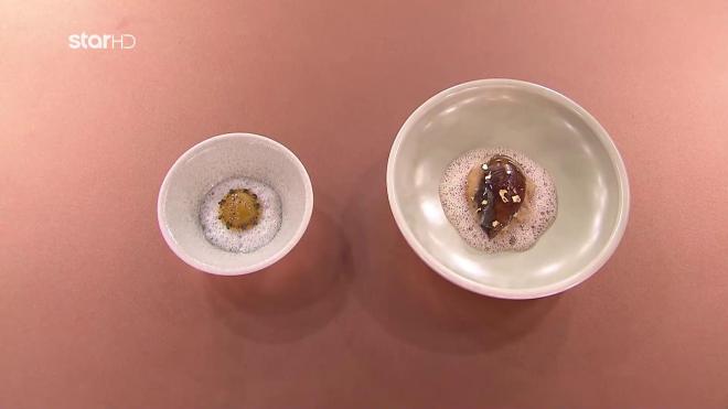 MasterChef: Στήθος περιστεριού με πουρέ κρεμμυδιού και ραβιόλι γεμιστό