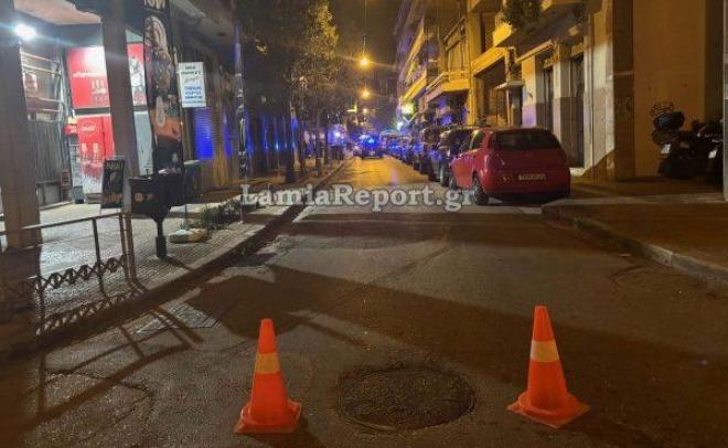 Αποκλεισμένο το κέντρο της Λαμίας μετά τη δολοφονία 