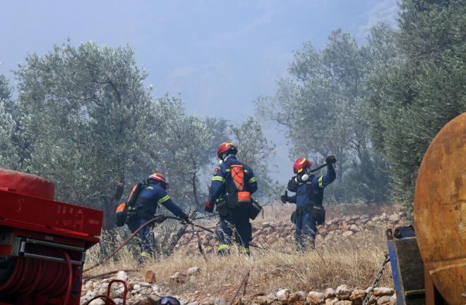 Πύρινος εφιάλτης στη Χίο