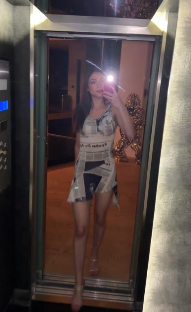 Μελίνα Νικολαΐδη: Φόρεσε το newspaper dress της 