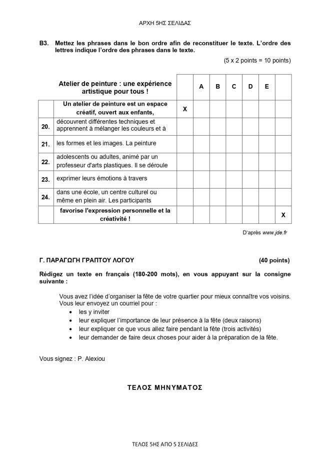 Πανελλήνιες 2025: Τα θέματα που έπεσαν στα Γαλλικά και οι απαντήσεις