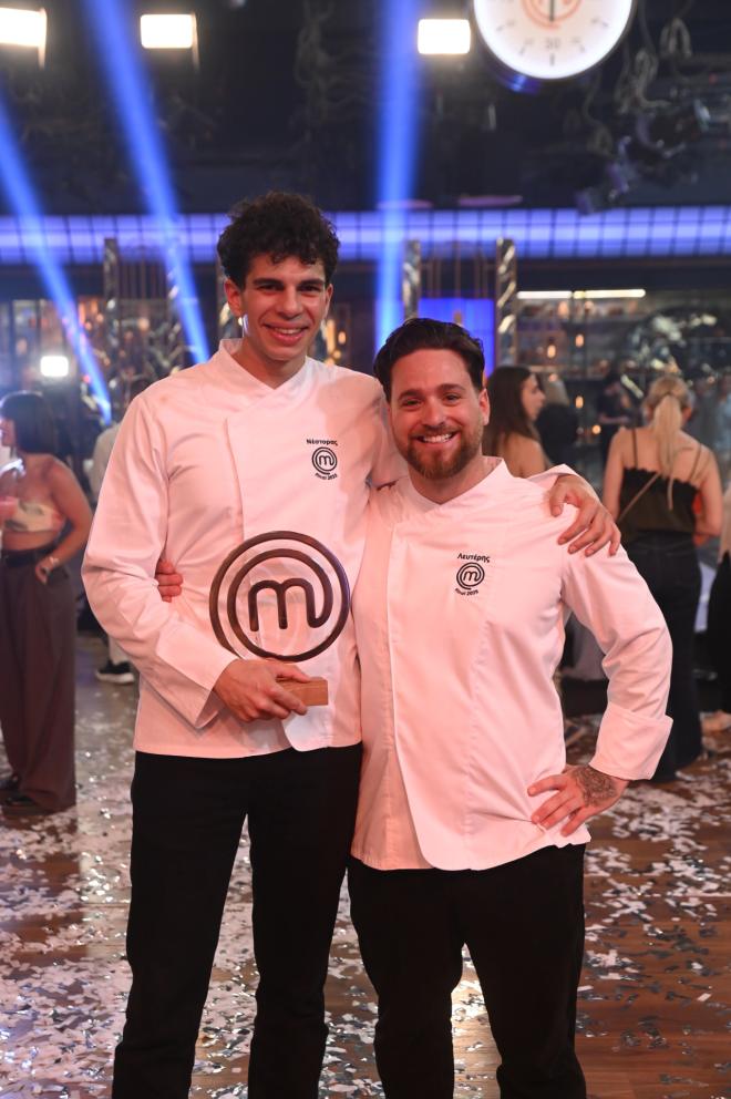 MasterChef 2025: Ο Νέστορας Νέστορας με τον Λευτέρη Πέτρου