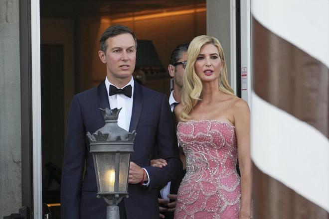 Jared Kushner-  Ivanka Trump/ (AP Photo/Antonio Calanni)