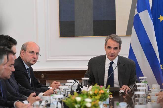 Κυριάκος Μητσοτάκης στο υπουργικό συμβούλιο