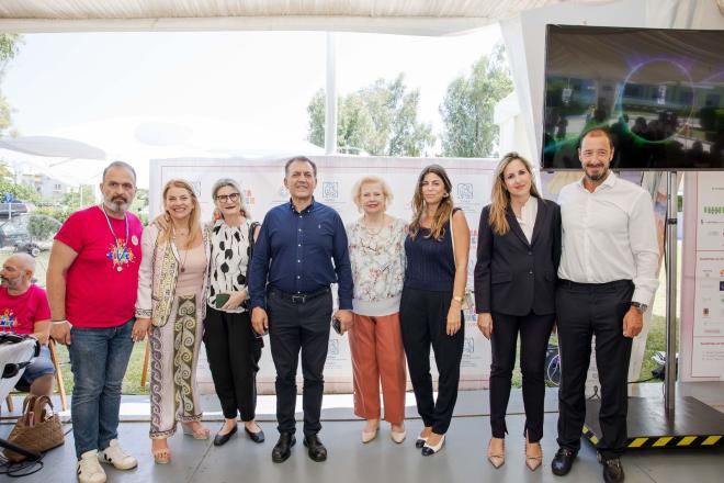 Από αριστερά: κος. Δημήτρης Νάνης, κα. Νούλη Μανώλη, , κος. Γιάννης Βρούτσης, κα. Βίκυ Φιλίππου, κα. Αθανασία Μαρινάκη, κα. Ντόρα Δημοπούλου, κος. Μανώλης Παπασάββας