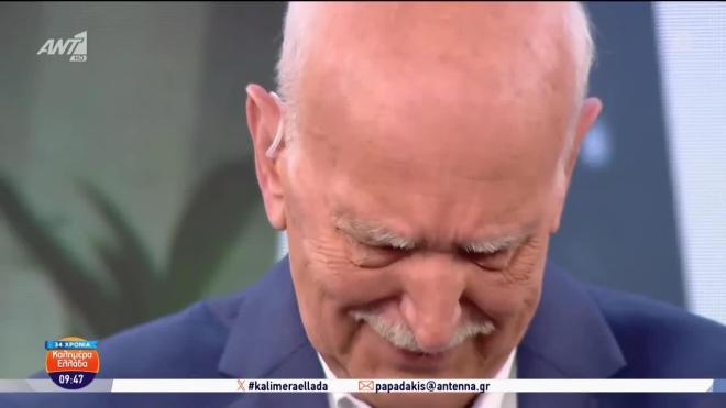 Κατέρρευσε ο Γιώργος Παπαδάκης στην τελευταία εκπομπή του Καλημέρα Ελλάδα