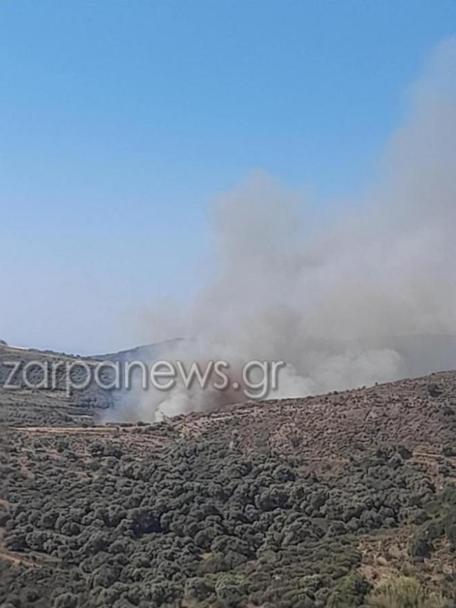 Πυρκαγιά στις Αγριλιές Χανίων