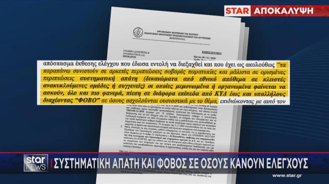 Το έγγραφο Βάρρα για το τι αντιμετώπισε στον ΟΠΕΚΕΠΕ