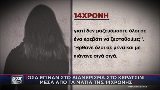 Όσα έγιναν στο διαμέρισμα στο Κερατσίνι μέσα από τα μάτια της 14χρονης