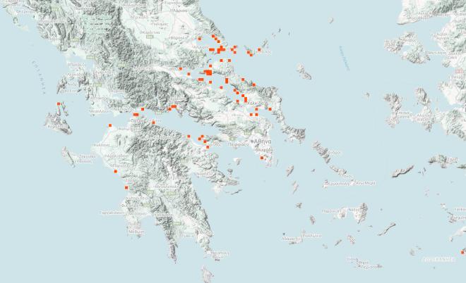 Σε ποιες παραλίες εντοπίζονται μωβ μέδουσες 