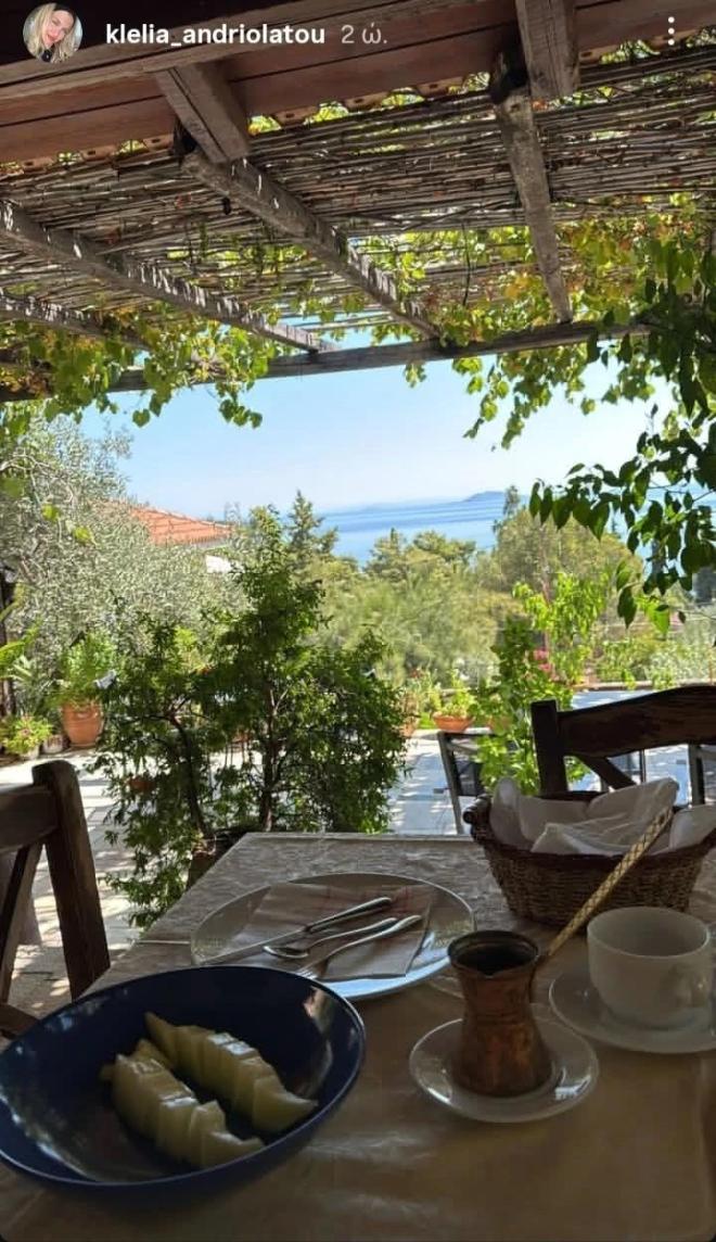 Το Insta Story της Κλέλιας Ανδριολάτου