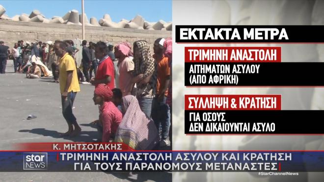 Τα έκτακτα μέτρα που ανακοίνωσε ο πρωθυπουργός Κ. Μητσοτάκης για το μεταναστευτικό  
