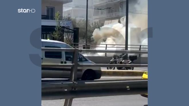 Φωτιά σε αυτοκίνητο στο Ψυχικό