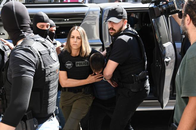 Η Ειρήνη Μουρτζούκου στην ανακρίτρια Πάτρας/ ΙΝΤΙΜΕ ΑΛΕΞΟΠΟΥΛΟΣ ΑΝΔΡΕΑΣ