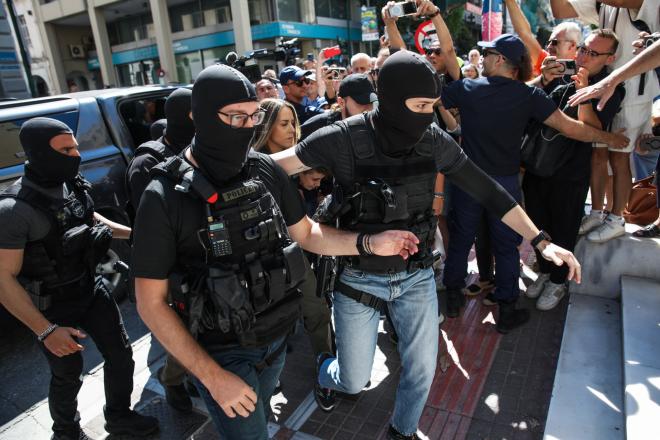 Η Ειρήνη Μουρτζούκου στην ανακρίτρια Πάτρας/ ΙΝΤΙΜΕ ΑΛΕΞΟΠΟΥΛΟΣ ΑΝΔΡΕΑΣ