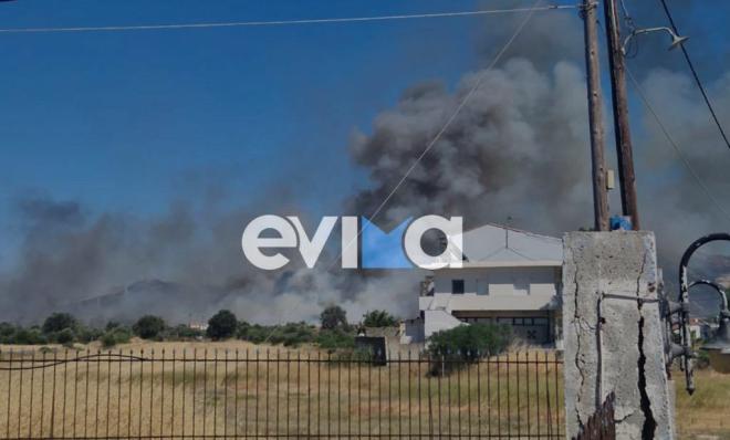 Φωτιά τώρα στο Αλιβέρι