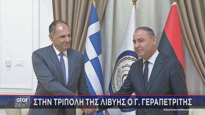 Ο Γ. Γεραπετρίτης στην επίσκεψή του στη δυτική Λιβύη  