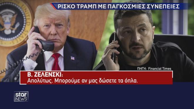 Η απάντηση του Ζελένσκι στον Τραμπ