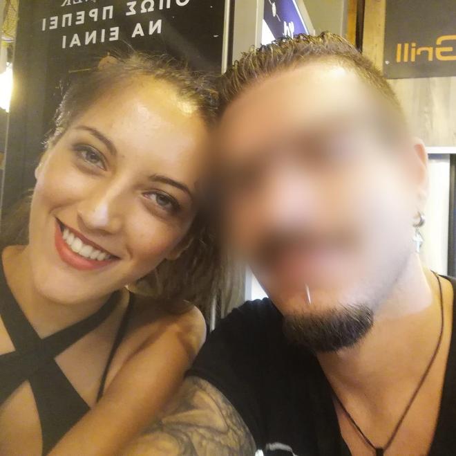 Η Κυριακή Γρίβα με τον κατηγορούμενο για τη δολοφονία της