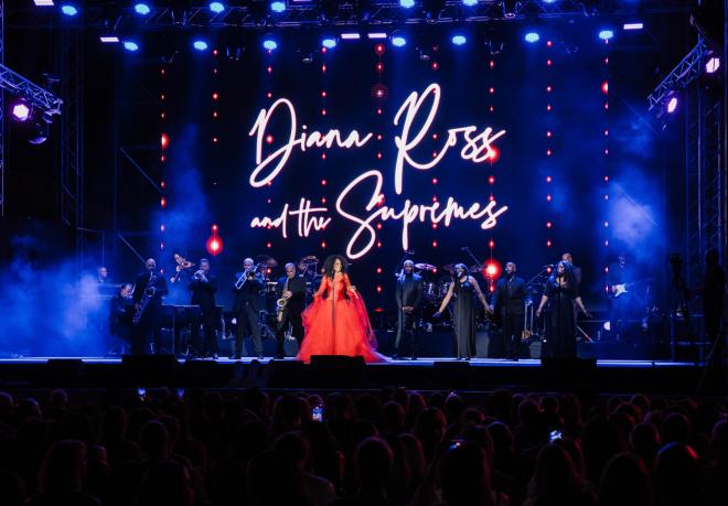 Η Diana Ross μάγεψε το Καλλιμάρμαρο!