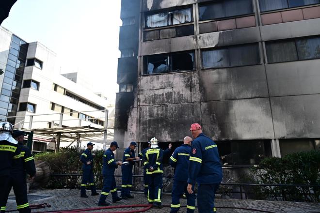 Φωτιά σε ιδιωτική κλινική στη Λεωφόρο Μεσογείων