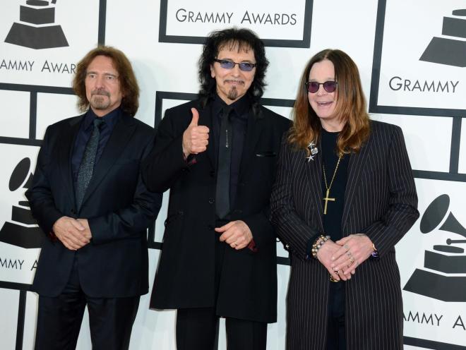 Ο Ozzy Osbourne με τους Black Sabbath στα βραβεία Grammy το 2014