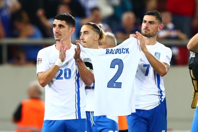 Μία μέρα μετά τον θάνατο του Μπάλντοκ οι συμπαίκτες του στην Εθνική έπαιξαν κόντρα στην Αγγλία και κέρδισαν 1 -2 - Eurokinissi
