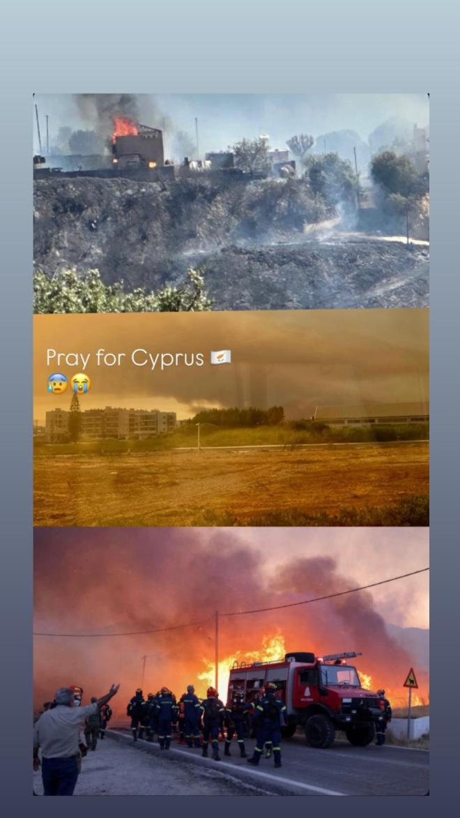 Η ανάρτηση της Ελένης Φουρέιρα 