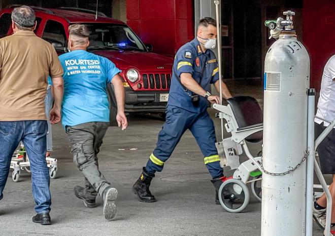 Πάτρα: Φωτιά στο Νοσοκομείο Άγιος Ανδρέας