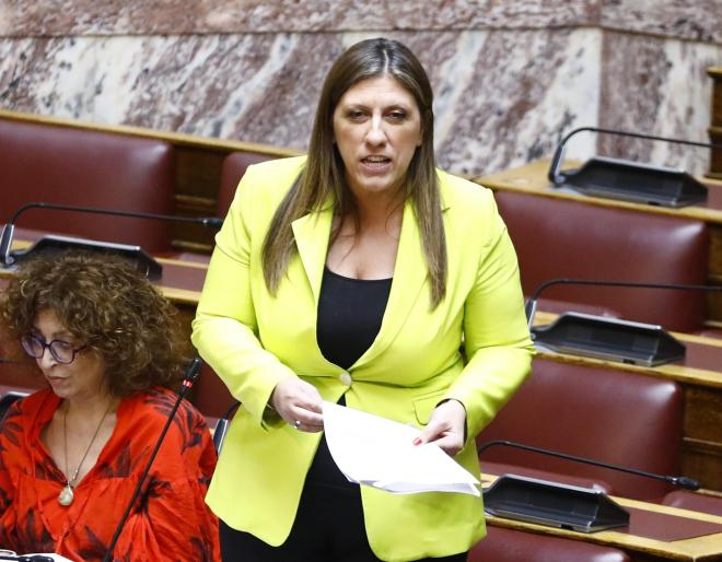 Η Ζωή Κωνσταντοπούλου κατά πάντων από τα έδρανα της Βουλής