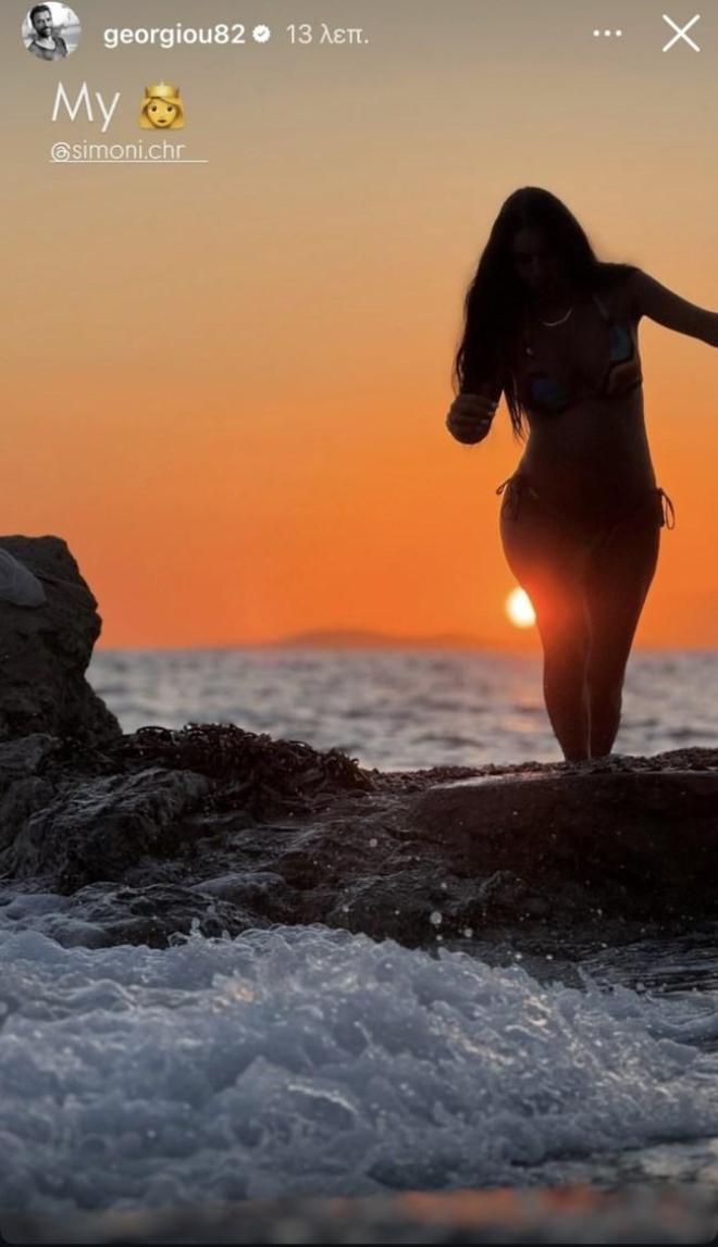 Ανδρέας Γεωργίου: Φωτογραφίζει τη Σιμώνη Χριστοδούλου στο ηλιοβασίλεμα