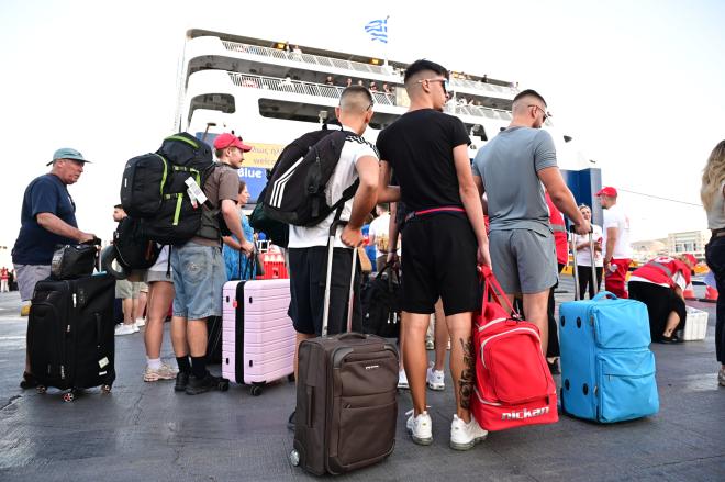 Μεγάλη έξοδος στο λιμάνι του Πειραιά/ Eurokinissi Μιχάλης Καραγιάννης
