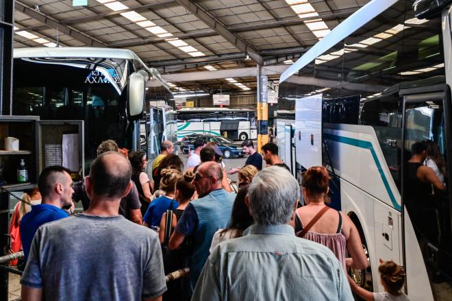 Κίνηση στα ΚΤΕΛ Κηφισού / Eurokinissi Μιχάλης Καραγιάννης