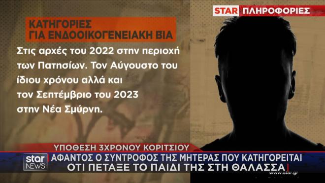 Παλαιό Φάληρο: Άφαντος ο σύντροφος της κατηγορούμενης μητέρας