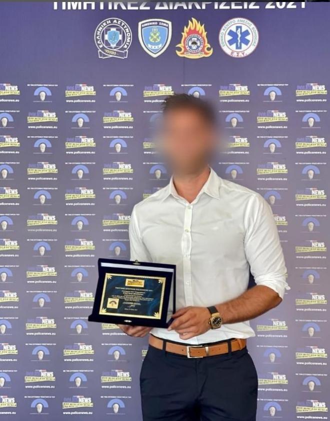 Ο πρώην αστυνομικός είχε βραβευτεί από την ΕΛ.ΑΣ.