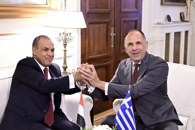 Η συνάντηση Αμπντελάτι και Γ. Γεραπετρίτη