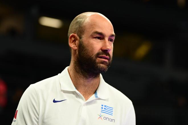 Ο ομοσπονδιακός προπονητής, Βασίλης Σπανούλης 