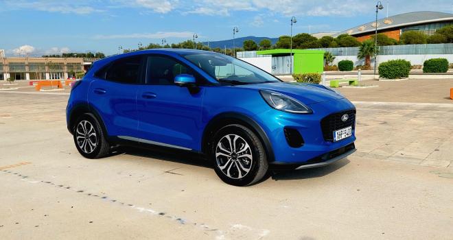 Test drive: Δοκιμάζουμε το ανανεωμένο Ford Puma 1.0 EcoBoost Hybrid 