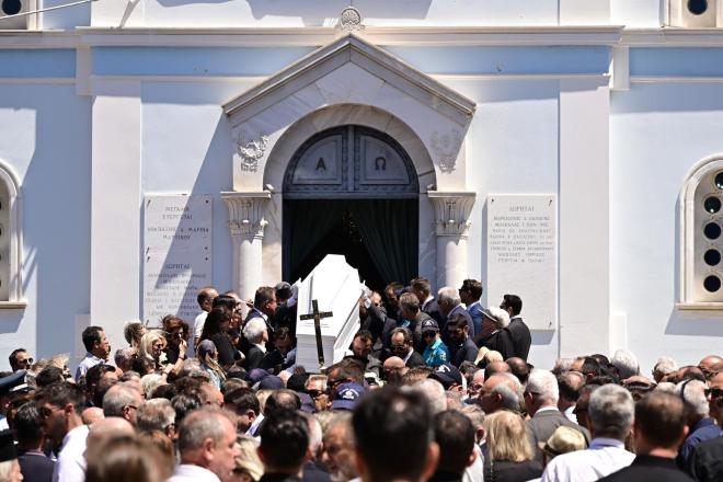 Κηδεία Λένας Σαμαρά