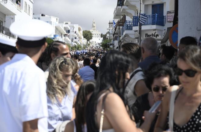 Εορτασμός Δεκαπενταύγουστο στην Τήνο